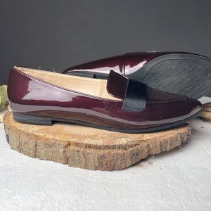 Kelly & Katie- Wine Dotty Loafers- Sz. 9